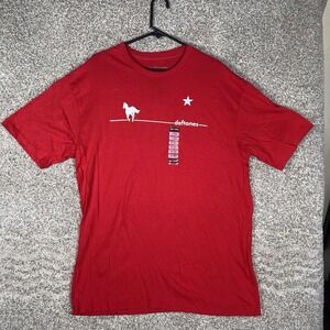 Deftones T-shirt Mens 2XL Red White Pony Graphic Band Tee Hot Topic NEW